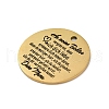 201 Stainless Steel Pendants STAS-R002-01G-08-2