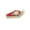 Brass Micro Pave Cubic Zirconia Pendants KK-F892-04G-02B-2