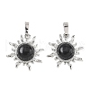 Natural Obsidian Pendants G-F786-08P-30-1