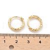 Brass Twist Hoop Earrings EJEW-Z102-39G-5