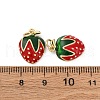 Brass Enamel Pendants KK-S525-10G-B-3