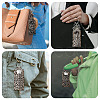 Elastic Neoprene Keychains KEYC-WH0045-010-6