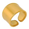 Stylish 304 Stainless Steel Wide Cuff Ring for Women RG2914-2-1