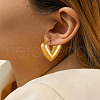 Heart 304 Stainless Steel Hoop Earrings FS-WGB615E-01-4