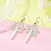 Star Resin Imitation Lollipop Dangle Earrings EJEW-JE06358-02-1