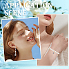 SUNNYCLUE 36Pcs 6 Colors Alloy Rhinestone Pendants RB-SC0001-16-5