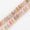 Natural Multi-Moonstone Beads Strands G-O030-4mm-10-2