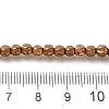 Electroplated Synthetic Non-magnetic Hematite Beads Strands G-C154-A01-01E-4