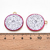 Alloy Enamel Pendants ENAM-S126-121-01-3