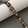 Natural Pyrite Beads Strands G-Z087-D02-1