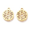 Ion Plating(IP) 201 Stainless Steel Charms STAS-A047-17G-1