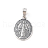 999 Fine Silver Religious Medal Pendants STER-C006-02AS-1