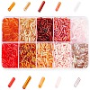 HOBBIESAY 10 Style Glass Bugle Beads SEED-HY0001-05A-1
