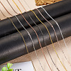 Brass Coated Iron Flat Cable Chains CH-TAC0007-02AB-17