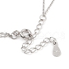 925 Sterling Silver with Shell Necklaces STER-Z009-20P-3