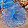 Polyester Organza Ruffled Pleated Lace Fabric Trim OCOR-WH0070-15B-5