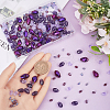 SUNNYCLUE 280Pcs 5 Styles Glass Beads Strands GLAA-SC0002-11-3