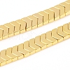 Electroplated Non-magnetic Synthetic Hematite Beads Strands G-F682-04A-G-1