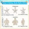 SUNNYCLUE 120Pcs 2 Styles Synthetic Turquoise Beads TURQ-SC0001-28-2