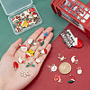   32Pcs 16 Style Alloy Enamel Pendants ENAM-PH0001-74-7