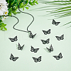 Unicraftale 40Pcs Electrophoresis 430 Stainless Steel Pendants STAS-UN0057-12-2