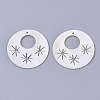 Natural Freshwater Shell Pendants SHEL-T017-02-2