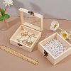 DICOSMETIC 2Pcs Wooden Storage Boxes WOCR-DC0001-01A-3