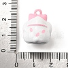 Spray Painted Alloy Bell Pendants FIND-U030-15B-02-3