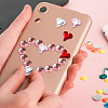 SUPERFINDINGS 200Pcs 3 Colors Glass Rhinestone Cabochons GGLA-FH0001-02-6