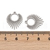 304 Stainless Steel Pendants STAS-U052-02E-P-3