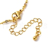 Brass Chain Necklace Making KK-K337-13G-06-3