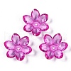 Transparent Acrylic Bead Caps OACR-H118-03B-1