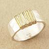 Zinc Alloy Wire Wrapped Finger Rings for Women FS-WG4DD4C-04-2