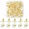 100Pcs Iron Ear Nuts KK-YW0002-09-1