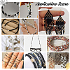   200G 2 Colors 6/0 Glass Round Seed Beads SEED-PH0002-11B-6