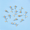 BENECREAT 12Pcs 2 Style Brass Pendants KK-BC0001-92-4