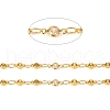 Brass Handmade Beaded Chains CHC-I033-07G-1