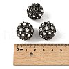 Alloy Rhinestone Beads RB-D260-B-3