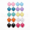 Spray Painted Alloy Charms PALLOY-Q433-032-RS-1