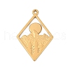 304 Stainless Steel Pendants STAS-C121-39G-1