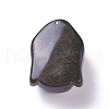 Natural Golden Sheen Obsidian Pendants G-I226-11B-2