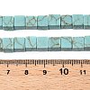 Natural Turquoise Beads Strands G-T139-6x6-26A-5
