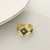 204 Stainless Steel Enamel Cuff Rings FS-WG1A4E8-02-1
