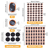 SUPERFINDINGS 5 Styles Rubber Bicycle Tire Repair Patch FIND-FH0009-71-2