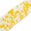 Glass Beads Strands EGLA-A034-M4mm-28-1