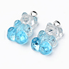 Transparent Resin Pendants RESI-R429-31-4