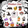 30Pcs 15 Style Halloween Alloy Enamel Pendants Sets ENAM-SZ0004-16-2