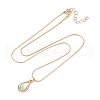 Alloy Snake Chain Necklaces NJEW-Z037-01G-1