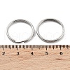 304 Stainless Steel Split Key Rings STAS-Q314-02J-P-3