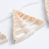 Natural Trochid Shell/Trochus Shell Beads Strands SSHEL-L016-16-2
